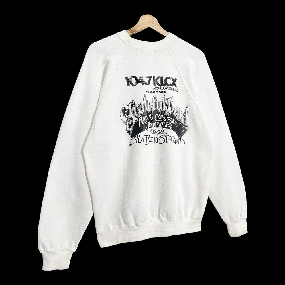 80s Grateful Dead, Robert Cray Band, Jimmy Cliff Tour 1988 Sweatshirt